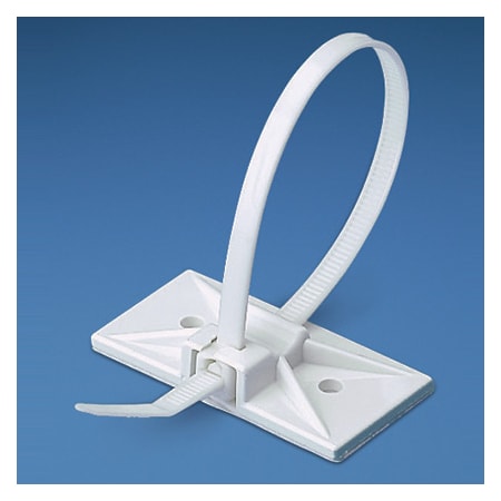 Panduit Cable Tie Mount, Snap-In, #6 Screw (M3), SMS-S6-D